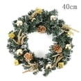 thumbnail image 2 of 25/30/40cm LED Christmas Wreath Front Door Hanging Decoration, 2 of 6