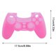 thumbnail image 4 of PS4 Controller Skin Grip Cover Case Set Protector de silicona suave Gel Goma Shell Antideslizante Thumb Stick Caps para Playstation 4 Controller Gaming Gamepad Xemadio 2033315-2, 4 of 9