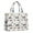 White Cow Moo, variant on Large Capacity Tote Bag,White Cow Scarf Bow Pattern Handbag Fashion Luxury Tote Bag,15.7"x13"x 5.1" Inches,Laptop Compatible