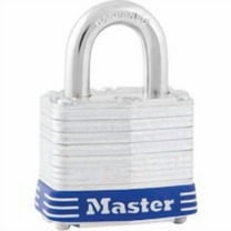 Master Lock 1-5/16" H x 1" W x 1-3/4" L Laminated Steel Ball Bearing Locking Padlock 1 pk
