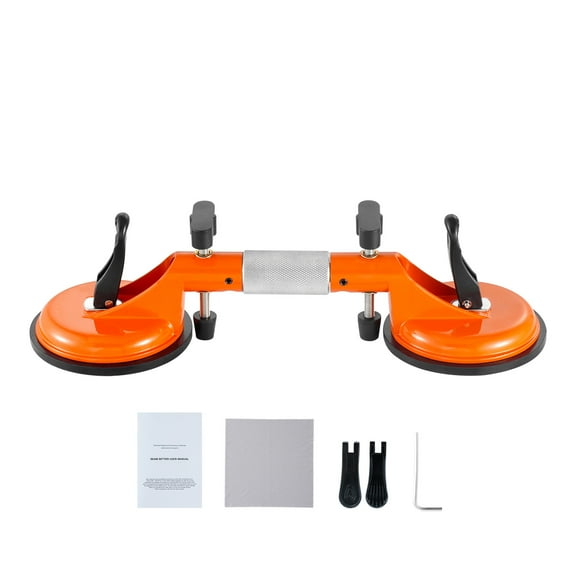 KFFKFF Uninterrupted Seam Setter, Dual Pack Stone Seam Setter with 5-inch Vacuum Grip Cups, Seam Connector for Joining & Balancing, 180° Flexible, Counter Surface Installation Equipment for Tile