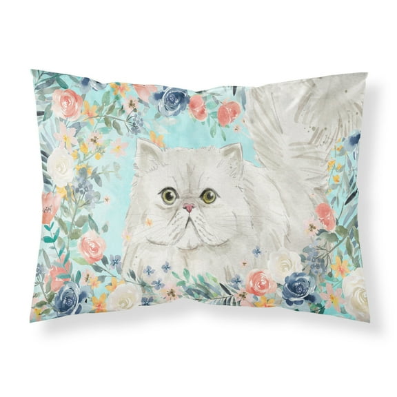 Persian Spring Flowers Fabric Standard Pillowcase