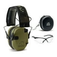 thumbnail image 1 of Walker’s Razor Slim Electronic Muff (USA Green) with Case and Shooting Glasses, 1 of 6