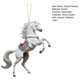 thumbnail image 2 of Colgante de caballo 2D acrílico realista, adorno navideño con lazo para colgar, ideal para amantes de la equitación., 2 of 8