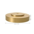 thumbnail image 2 of BESTYASH Base Redonda Para De En Cobre Dorado Con Estable Y Para Uso En Hogar, 2 of 7