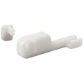 thumbnail image 1 of Prime-Line Products M 6090 Prime Line Bottom Mount Door Guide, 2 in L X 5/16 in W, White, 1 of 2