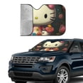 thumbnail image 6 of Hello Kitty Car Windshield Sunshades, Front Windshield Sun Shade, Hardened Sun Visor Shield Cover, Foldable Reflector For Car Truck Suv, Keeps Your Vehicle Cool, 6 of 8