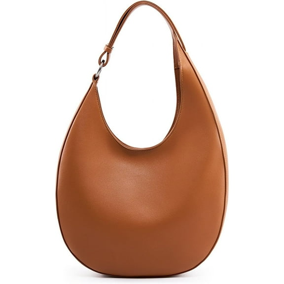 Large Shoulder Bag for Women Genuine Leather Casual Underarm Bag Commuter Outdoor Hobo Tote Bag Work Handbag and Purse