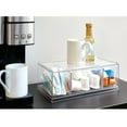 iDesign Crisp Tea Storage Organizer, Clear