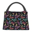 thumbnail image 1 of Disketp Rainbow Butterflies Bolsa Térmica Estampada, Bolsa Térmica Aislante para Almuerzo, Playa y Campamento, 1 of 6