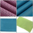 thumbnail image 2 of Cool Sports Towel Cooling Ice Face Cold Microfiber Camping Towels Outdoor Polyester Fitness 9 Pcs, 2 of 6