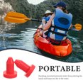 thumbnail image 3 of OULII 2Pcs Red Silicone Kayak Plug Professional Marine Drain Plug Boat Drain Hole Stopper, 3 of 8