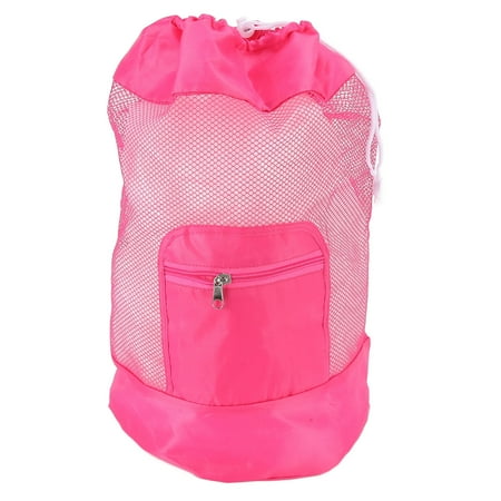 

LIZEALUCKY Storage Bag Red Thickened Foldable Beach Bag Drawstring Storage for Beach Picnic Camping ( 45x38.5x1cm/17.7x15.2x0.4in)