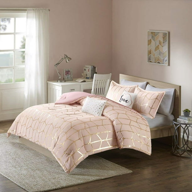Intelligent Design 4 Piece Apartment Arielle Twin/Twin XL Comforter Set