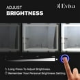 thumbnail image 2 of Eviva LED Bathroom Mirror with Lights and Anti Fog for Shower, 2 of 7