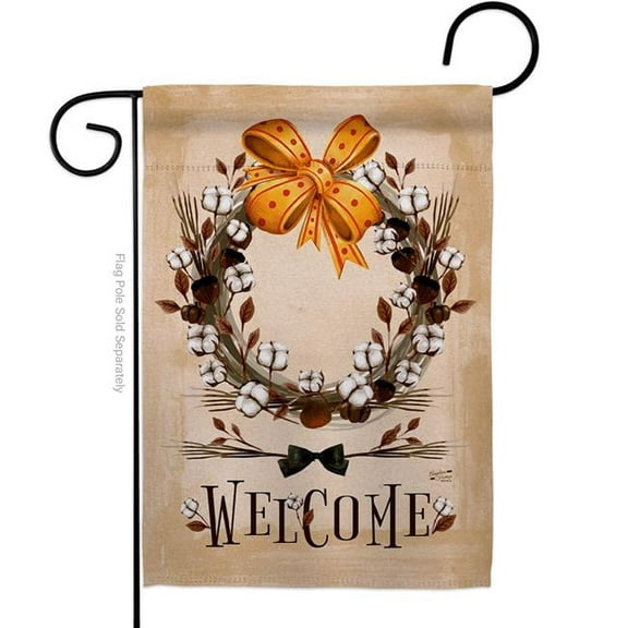 Angeleno Heritage G135005-BO Welcome Southern with Grace Country Living The South 13 x 18.5 in. Double-Sided Decorative Vertical Garden Flags for House Decoration Banner Yard Gift