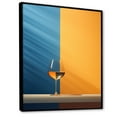 thumbnail image 2 of Designart "Captivating Aperitifs" Wine Floater Framed Canvas Art Print, 2 of 5