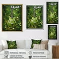 thumbnail image 4 of Designart "Grass Green Melodies On Guitar III" Music Wall Decor, 4 of 7