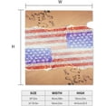 thumbnail image 5 of Beach and American Flag Waterproof Mail Cover Magnetic Mailbox Wraps Post Letter Box Cover for Garden Home Decor 25.5x21 in, 5 of 6