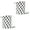 White background with black dots, variant on Heart Prints Shoe Laces Polyester Shoe Laces 100cm Long Flat Shoelaces for Adults Kids Trainers Sneakers Canvas Shoes