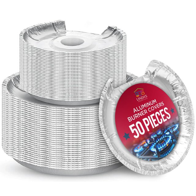 Fundas de aluminio para estufa Linda's Essentials (50 unidades)