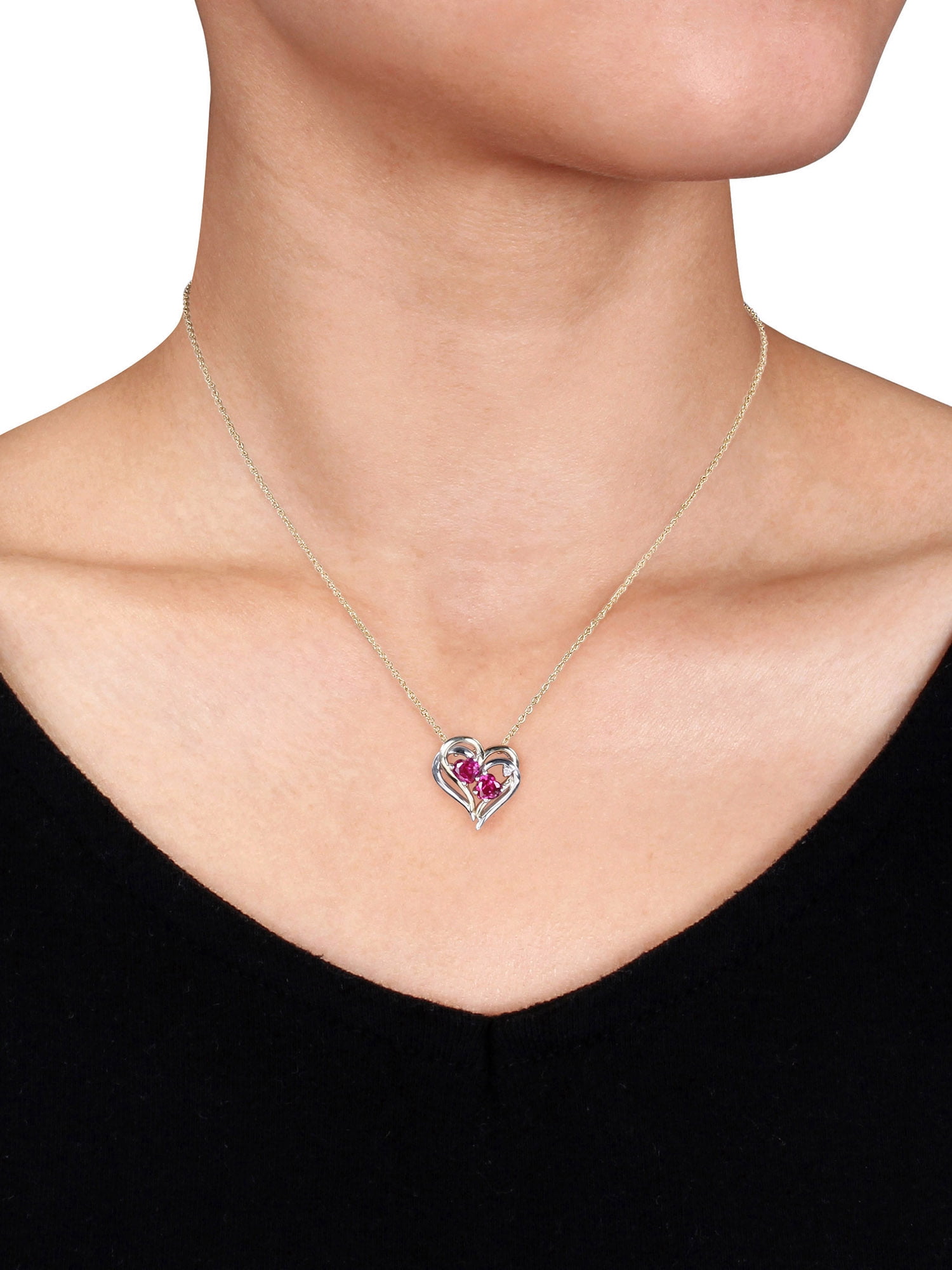 Everly Women's Ruby Sterling Silver Jewelry Set