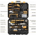 thumbnail image 3 of DEKO 198 Piece Home Repair Tool Kit, Wrench Plastic Toolbox with General Household Hand Tool Set, 3 of 7