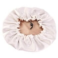 thumbnail image 2 of Sleep Cap Satin Cap Yinane Turbantes de Cabello Suave Rojo vino, 2 of 5