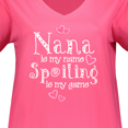 thumbnail image 3 of Inktastic Spoiling Nana Women's Plus Size V-Neck T-Shirt, 3 of 4