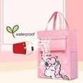 thumbnail image 5 of WIBACKER 13" Kids Girls Cartoon Unicorn Tote Bag Carry Bag for Shopping Books Beach Art Lesson Nylon Handbag, 5 of 10