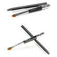 thumbnail image 7 of 2Pcs Lip Brush Soft Bristles Lipstick Makeup Brushes Applicator Beauty Metal Tools, 7 of 7