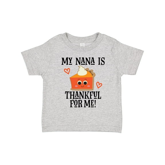 Inktastic Thanksgiving Nana Thankful for Me Boys or Girls Toddler T-Shirt