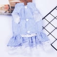 thumbnail image 4 of Dog Skirt Cartoon Print Foreleg Cotton Puppy Pet Cotton Dress Outfit Clothes for Summer, 4 of 6