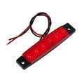 thumbnail image 3 of Miangastore Signal Light Red 2Pcs 3.8X0.7X0.4In Led Plastic For Trucks Trailers Buses Lorries, 3 of 8