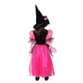 thumbnail image 3 of Disfraz de mago/Princesa para el Día de Todos los Santos, vestido de bruja para fiesta de Carnaval de Halloween para niña, 3 of 5