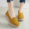 thumbnail image 3 of Mostsola Platform Loafers for Women Comfortable Business Shoes Slip on Wedges Walking Shoes, 3 of 5