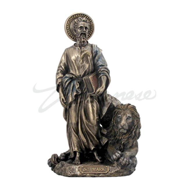 Bronze Relief Evangelist Johannes Symbol 14 cm 14 cm 