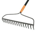 thumbnail image 2 of Fiskars Garden Rake, Metal Bow Rake with Fiberglass Handle, 64" Length, Black and Orange, 2 of 8