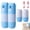 2pcs Set Blue, variant on 2-in-1 Thermal Paper Privacy Wipe Box Cutter,2026 Upgrade Water-Based Thermal Ink Remover,Label Correction Marker Paper with Mini Box Cutter,Quick Effect Data Eraser Pen for Labels & Receipts