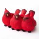 thumbnail image 1 of Macetero decorativo de resina con pájaros rojos para interiores y exteriores, maceta decorativa moderna para plantas de jardín y hogar, 1 of 5