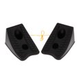 thumbnail image 1 of 2 Piezas Del Neumático Del Coche Antideslizante Bloqueo Del Neumático Auto Tapón Deslizamiento Rueda Herramienta De Alineación Baoblaze Bloque de parada de las ruedas del automóvil Bloque de detención, 1 of 8