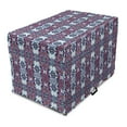 thumbnail image 1 of Aztec Dog Crate Cover, Rhythmic Abstract Modernized Prehistoric Tribal Print, Easy to Use Pet Kennel Cover Small Dogs Puppies Kittens, 7 Sizes, Coral Purple, by Ambesonne, 1 of 6