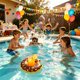 thumbnail image 4 of Nevera inflable para bebidas, ideal para fiestas, eventos al aire libre, barbacoas y reuniones en la piscina. Soporte portátil para hielo y bebidas, fácil de inflar y con diseño de plástico a prueba, 4 of 6
