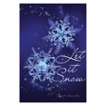 thumbnail image 1 of Toland Home Garden Snowflake Serenade 28 x 40 Inch Decorative Winter Let it Snow House Flag, 1 of 1