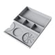 thumbnail image 5 of Caja de almacenamiento de herramientas para tapete de apisonamiento de espresso, accesorios de silicona, 20 x 25 x 2,6 cm, fácil de lavar Gris, 5 of 9