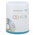 thumbnail image 2 of Memorex CD-R Discs, 700MB/80min, 52x, Spindle, Silver, 100/Pack, 2 of 2