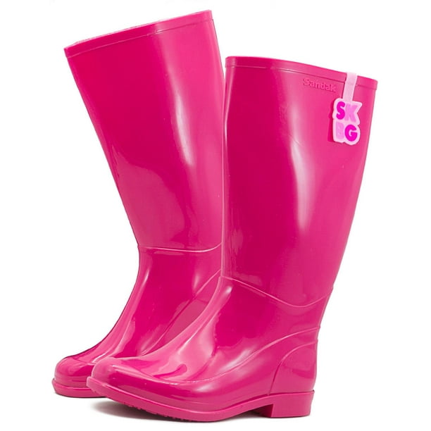 Bota Hule Bubble Gummers Caramelo Para Mujer Lluvia fucsia 25