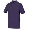 Classroom School Uniform Youth Unisex Short Sleeve Pique Polo 58322, S, Purple