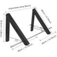 thumbnail image 2 of Estante de ropa montado en la pared, estante de secado plegable, estante de ropa montado en la pared, organizador de almacenamiento para el hogar de aluminio, ahorra espacio, 2 of 6