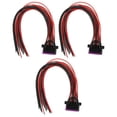 thumbnail image 1 of 3 Pcs 16 Pin OBD2 Female Connector Cables 30cm J1962 OBDII Automotive Adapter Plug Diagnostic Extension Cable, 1 of 1